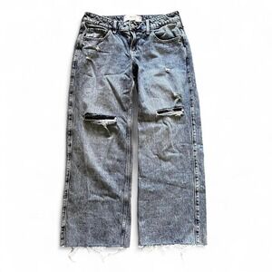 Hollister Curvy Low-Rise Baggy Jeans Women's 6 Short W28